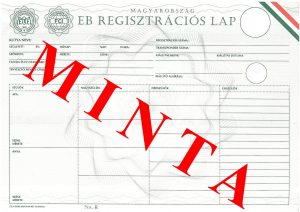 regisztrációs lap